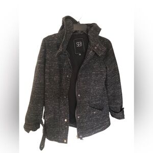 SEB Dark Gray Hooded Jacket